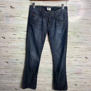 Hudson jeans blue denim flap pocket boot cut size 26
